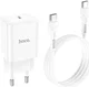 Hoco 20W USB-C Oplader Fast Charge Adapter + USB-C Kabel 1M Wit afbeelding 3