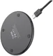 Hoco 15W Draadloze Fast Charge Oplader met USB-C Kabel Zwart afbeelding 2