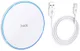 Hoco 15W Draadloze Fast Charge Oplader met USB-C Kabel Wit afbeelding 2