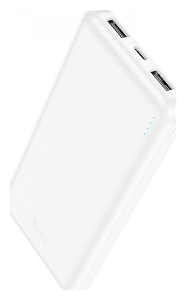 Hoco J100 Ultra Dunne USB Powerbank 10.000 mAh Wit afbeelding 5
