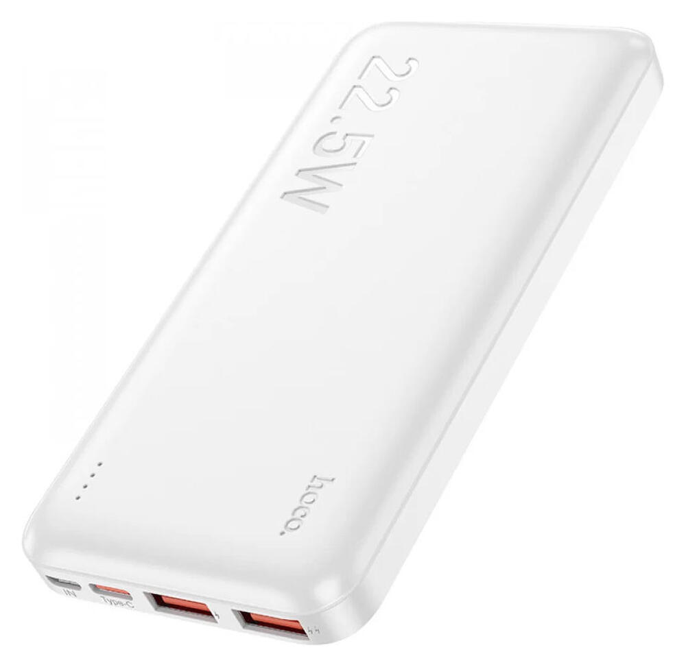 Hoco Powerbank 10.000 mAh Power Delivery en Quick Charge 22.5W Wit afbeelding 2