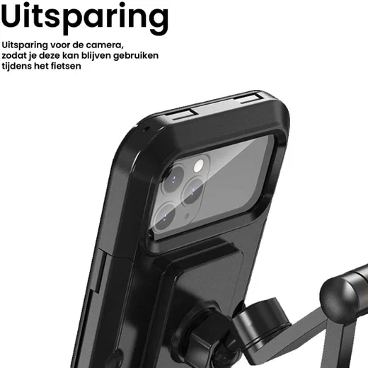 Hoco Waterbestendige Fiets Telefoonhouder Smartphones 4.5 tot 6.7 inch afbeelding 7
