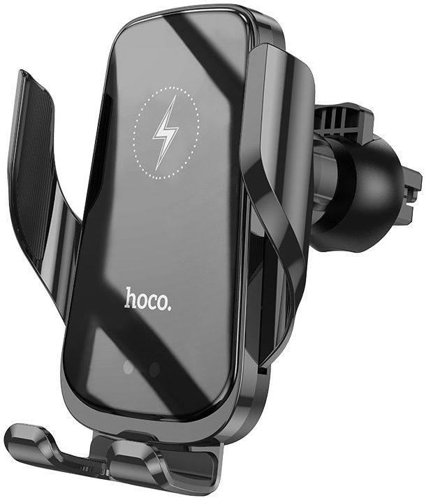 Hoco Ventilatiehouder met Draadloos Opladen 15W Klemt Automatisch afbeelding 1