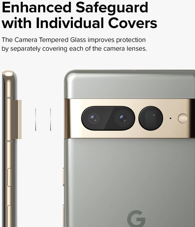 Ringke Google Pixel 7 Pro Camera Protector Glass [3-Pack] afbeelding 3