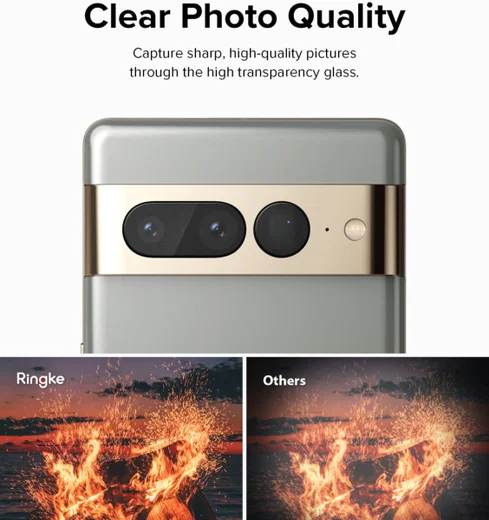 Ringke Google Pixel 7 Pro Camera Protector Glass [3-Pack] afbeelding 7