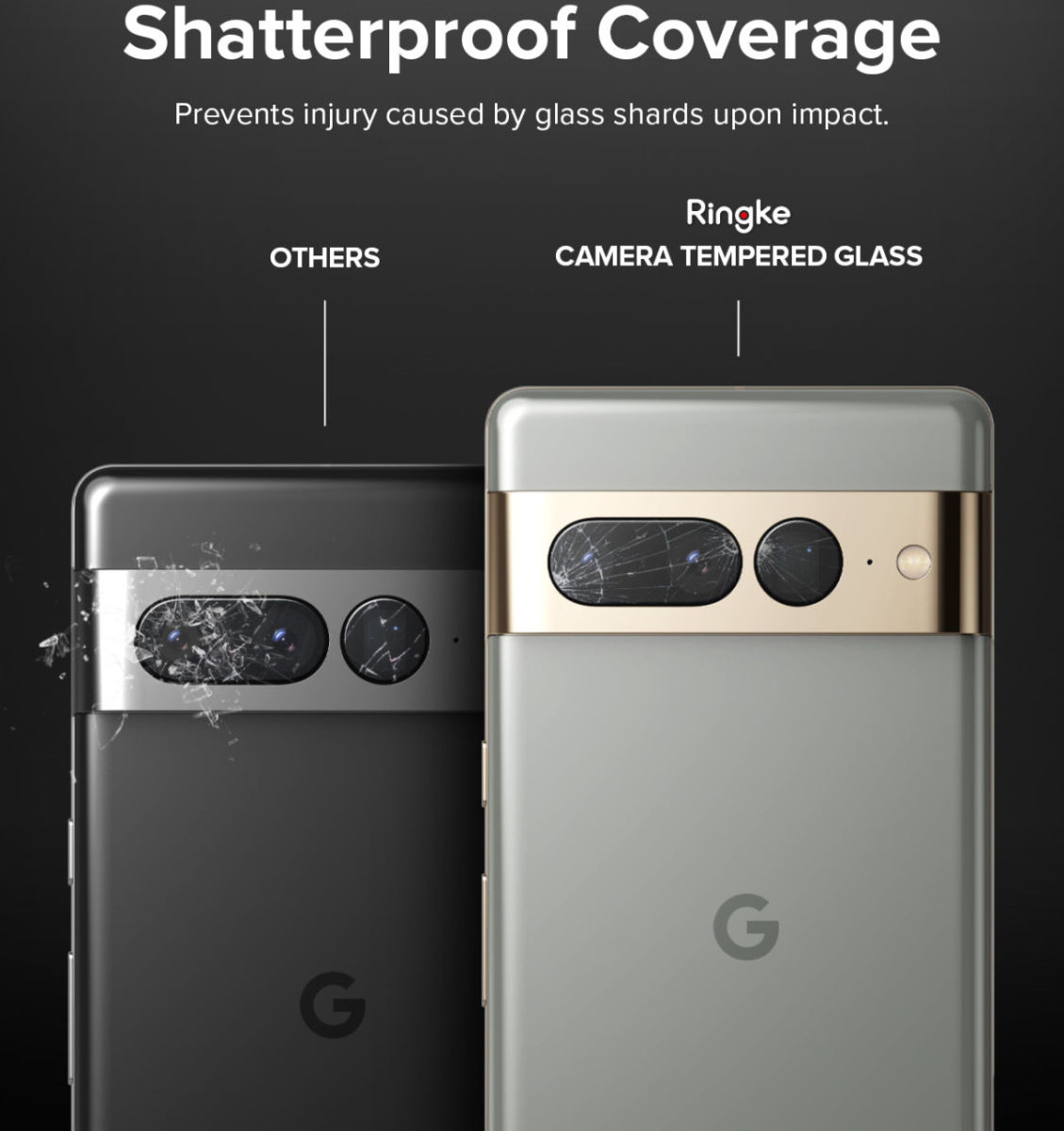 Ringke Google Pixel 7 Pro Camera Protector Glass [3-Pack] afbeelding 9