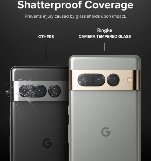 Ringke Google Pixel 7 Pro Camera Protector Glass [3-Pack] afbeelding 9