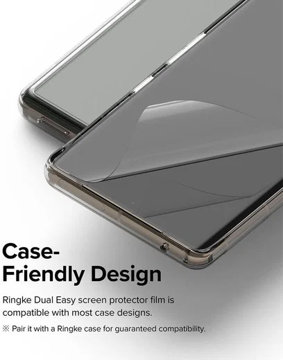 Ringke Dual Easy Film Google Pixel 7 Pro Screen Protector 2-Pack afbeelding 10