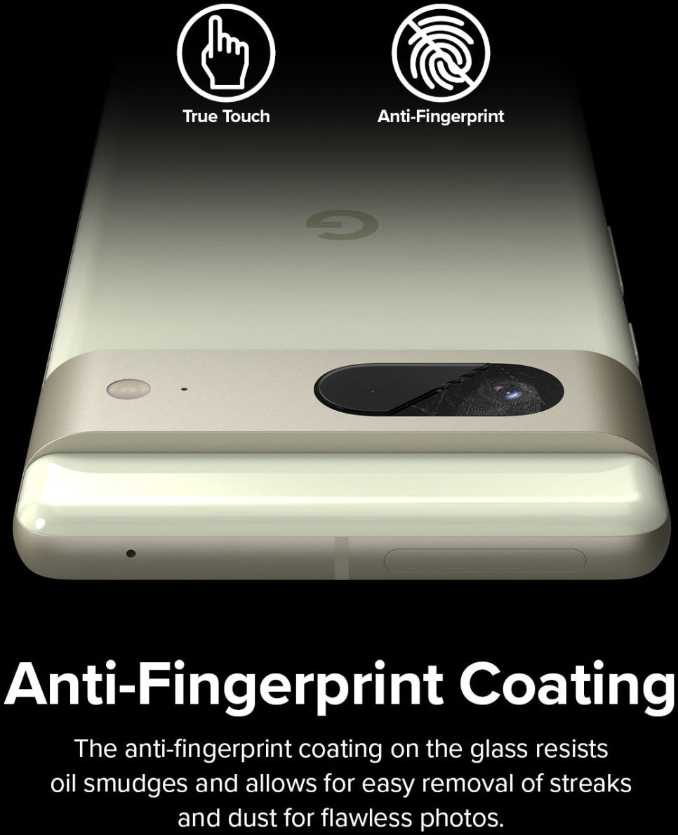 Ringke Google Pixel 7 Camera Protector Tempered Glass [3-Pack] afbeelding 7