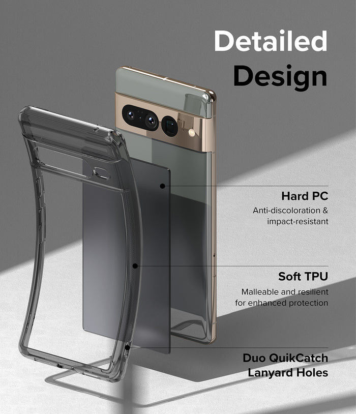 Ringke Fusion Google Pixel 7 Pro Hoesje Back Cover Matte Transparant afbeelding 12