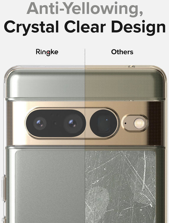Ringke Fusion Google Pixel 7 Pro Hoesje Back Cover Matte Transparant afbeelding 3