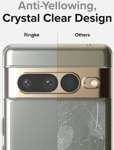 Ringke Fusion Google Pixel 7 Pro Hoesje Back Cover Matte Transparant afbeelding 3