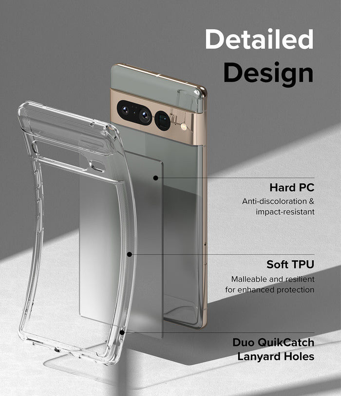 Ringke Fusion Google Pixel 7 Pro Hoesje Back Cover Matte Transparant afbeelding 8