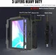 Samsung Galaxy Tab Active4 Pro Hoes met Kickstand en Handriem Zwart afbeelding 8