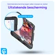 Apple iPad 10.2 (2019/2020/2021) Hoes met Screen Protector en Handriem Zwart afbeelding 2