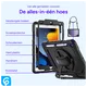 Apple iPad 10.2 (2019/2020/2021) Hoes met Screen Protector en Handriem Zwart afbeelding 4