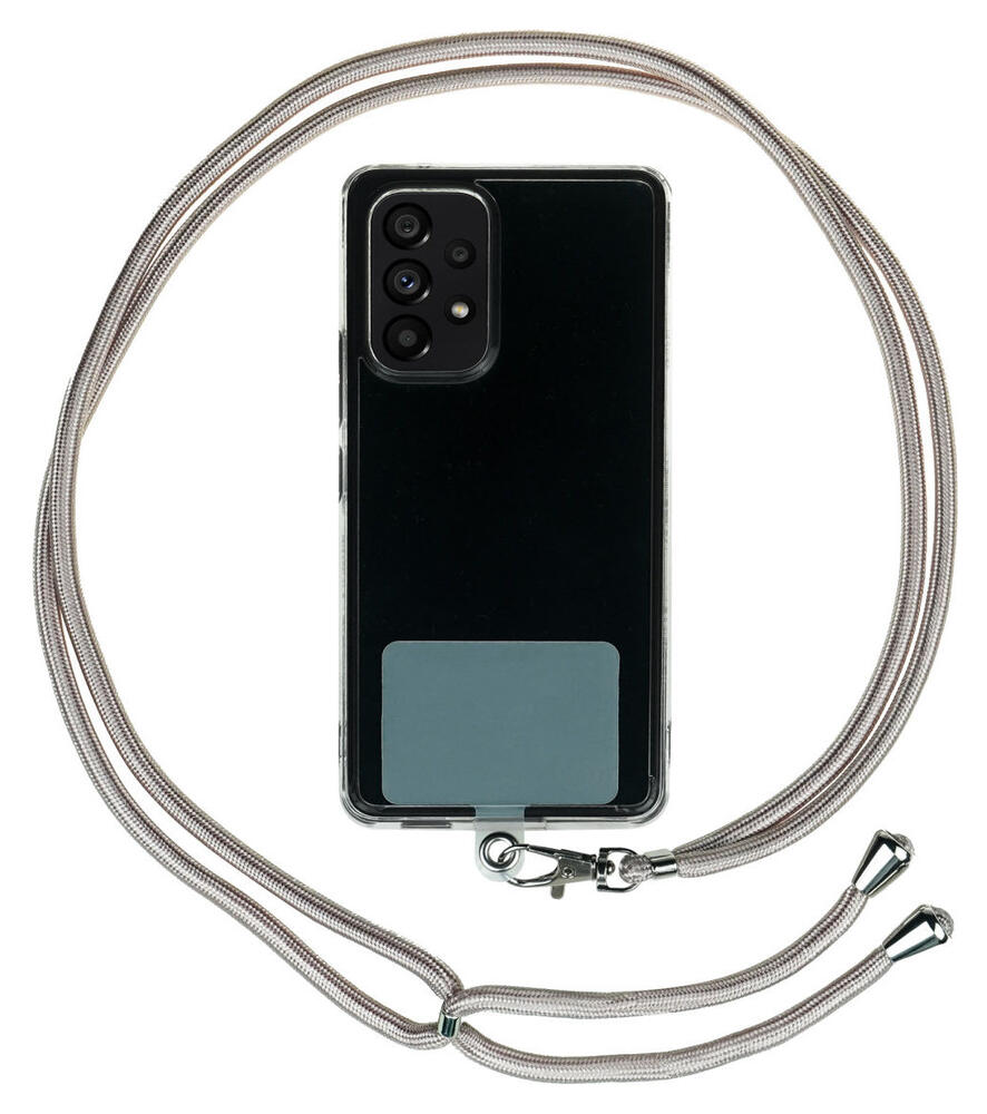 Universeel Telefoon Koord - Verstelbare Smartphone Ketting Roze Goud afbeelding 1
