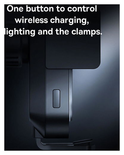 Baseus Halo Ventilatierooster Telefoonhouder met Draadloos Opladen 15W afbeelding 11