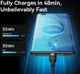Baseus Flash Serie 3-in-1 USB naar Lightning/USB-C/MicroUSB Kabel 1.2M afbeelding 5