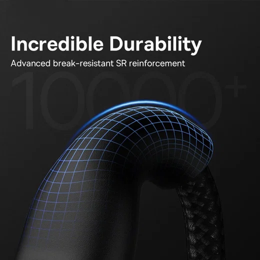 Baseus Flash Serie 3-in-1 USB naar Lightning/USB-C/MicroUSB Kabel 1.2M afbeelding 7