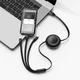 Baseus Oprolbare 3-in-1 USB-C naar Lightning/USB-C/MicroUSB Kabel 1.1M afbeelding 10