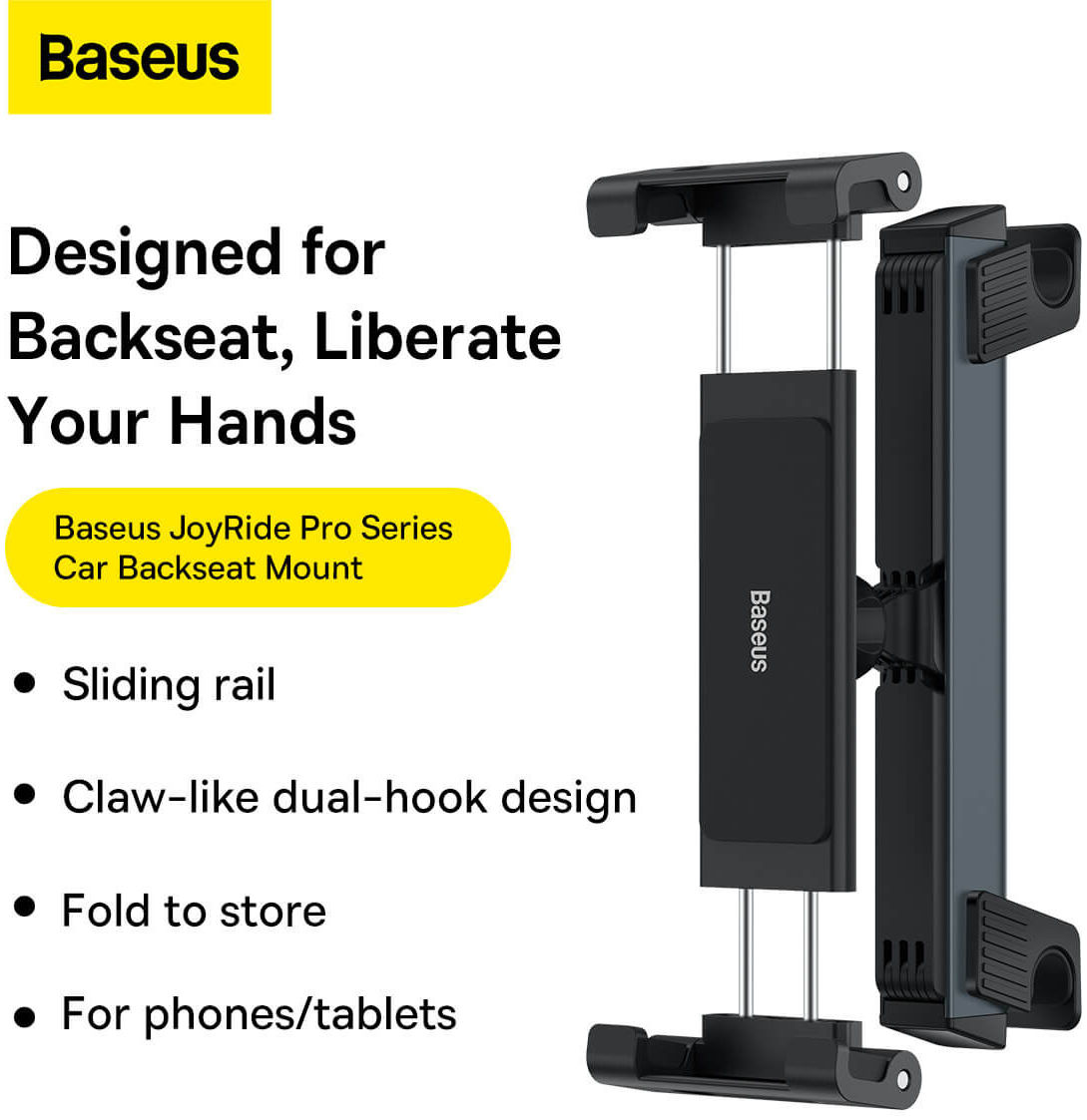 Baseus JoyRide Pro Hoofdsteun Houder Tablet/iPad/Telefoon voor Auto afbeelding 14