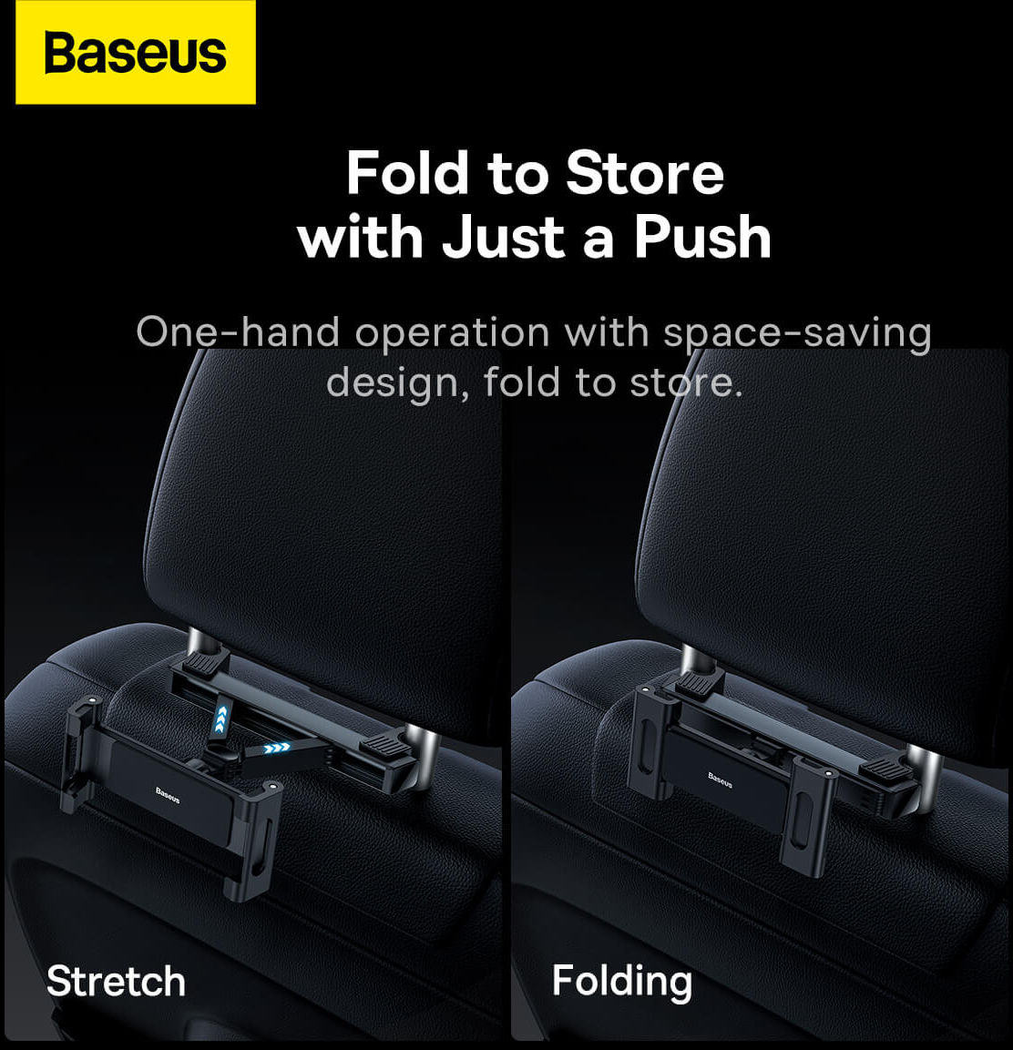 Baseus JoyRide Pro Hoofdsteun Houder Tablet/iPad/Telefoon voor Auto afbeelding 8