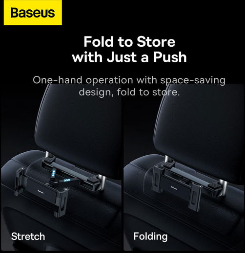 Baseus JoyRide Pro Hoofdsteun Houder Tablet/iPad/Telefoon voor Auto afbeelding 8