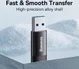 Baseus Ingenuity Universele USB 3.1 naar USB-C Adapter Converter Zwart afbeelding 10