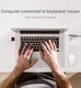 Baseus Mini USB-C naar USB-A Adapter Converter 2.4A Zwart afbeelding 8