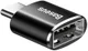 Baseus Mini USB-C naar USB-A Adapter Converter 2.4A Zwart afbeelding 13