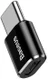 Baseus Mini USB-C naar Micro USB Adapter Converter 2.4A Zwart afbeelding 9