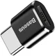 Baseus Mini USB-C naar Micro USB Adapter Converter 2.4A Zwart afbeelding 8