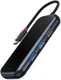 Baseus AcmeJoy USB-C naar USB-A/HDMI/USB-C SD/TF Hub Grijs afbeelding 1