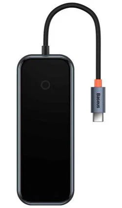 Baseus AcmeJoy USB-C naar USB-A/HDMI/USB-C SD/TF Hub Grijs afbeelding 2
