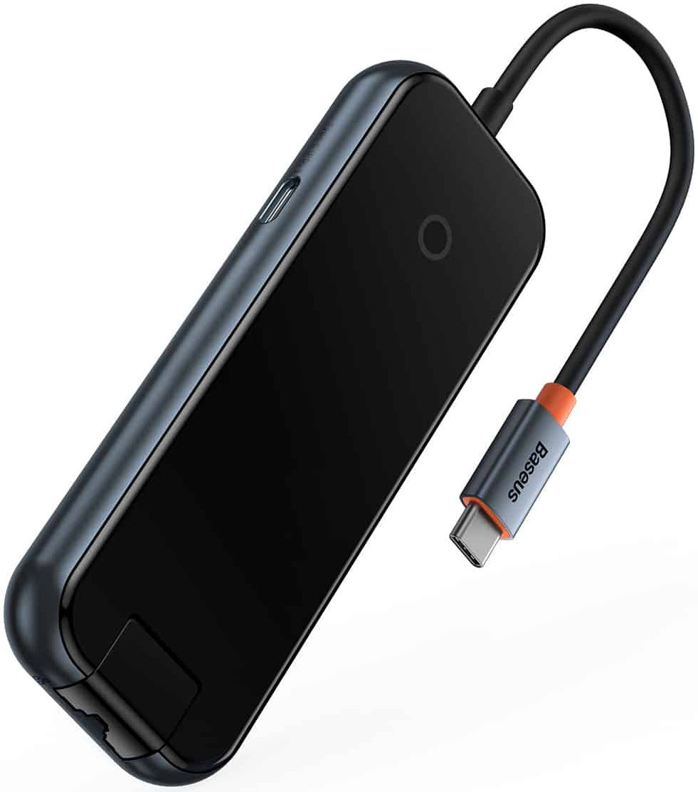 Baseus AcmeJoy USB-C naar USB-A/USB-C en RJ45 Adapter Grijs afbeelding 12