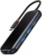 Baseus AcmeJoy USB-C naar USB-A/USB-C en RJ45 Adapter Grijs afbeelding 1