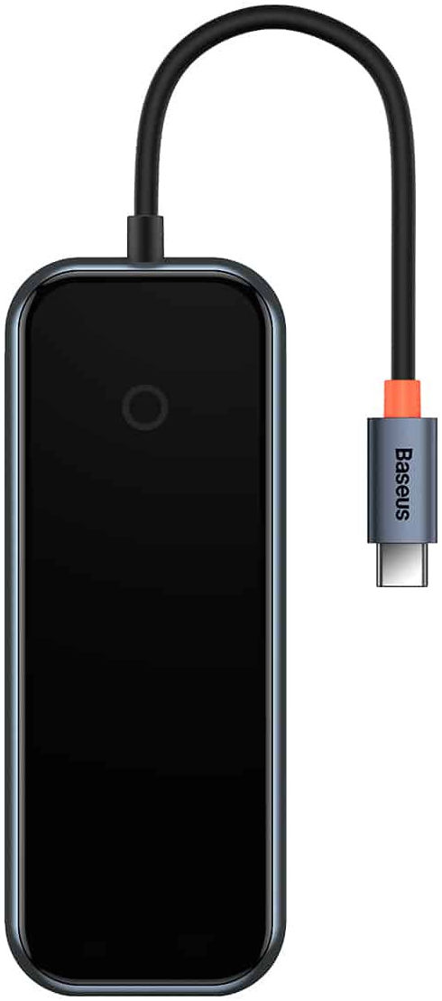 Baseus AcmeJoy USB-C naar USB-A/HDMI/USB-C Adapter Grijs afbeelding 1