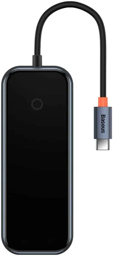 Baseus AcmeJoy USB-C naar USB-A/HDMI/USB-C Adapter Grijs afbeelding 1