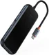 Baseus AcmeJoy USB-C naar USB-A/HDMI/USB-C Adapter Grijs afbeelding 3
