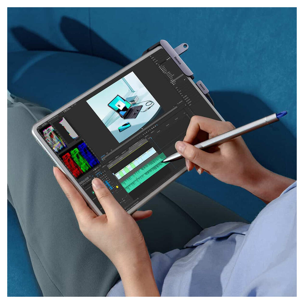 Baseus PadJoy USB-C naar HDMI 4K@30Hz/USB 3.0/3.5.mm/USB-C PD 100W afbeelding 11