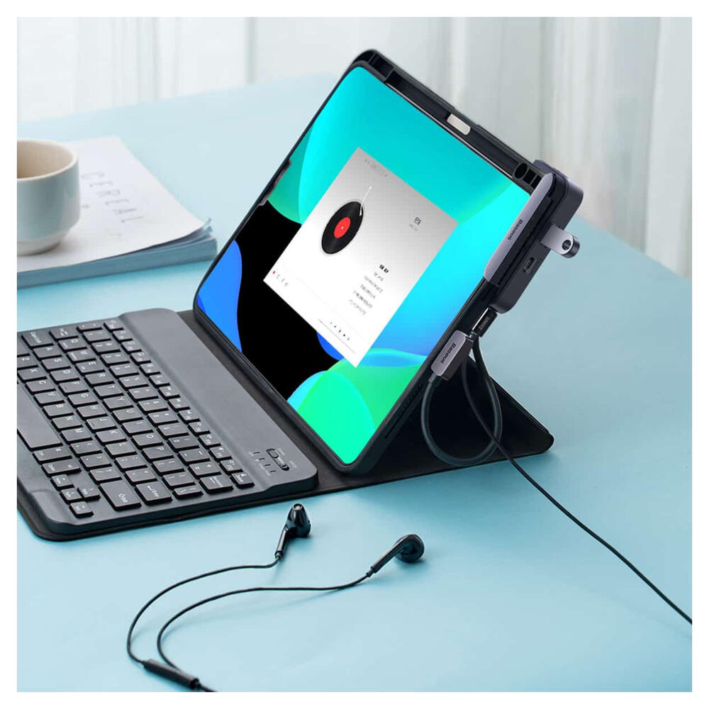 Baseus PadJoy USB-C naar HDMI 4K@30Hz/USB 3.0/3.5.mm/USB-C PD 100W afbeelding 10