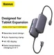 Baseus PadJoy USB-C naar HDMI 4K@30Hz/USB 3.0/3.5.mm/USB-C PD 100W afbeelding 8