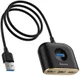 Baseus 4-in-1 Hub USB-A naar 3x USB-A 2.0 en 1x USB-A 3.0 Zwart afbeelding 1