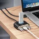Baseus 4-in-1 Hub USB-A naar 3x USB-A 2.0 en 1x USB-A 3.0 Zwart afbeelding 4