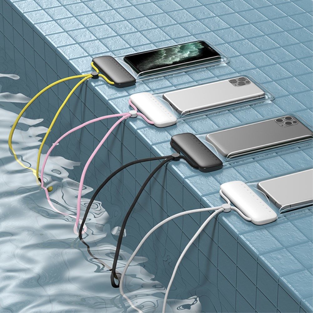 Baseus Waterdicht Telefoonhoesje voor Smartphones tot 7.2 Inch Zwart afbeelding 8