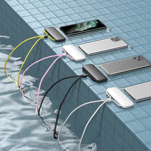 Baseus Waterdicht Telefoonhoesje voor Smartphones tot 7.2 Inch Zwart afbeelding 8
