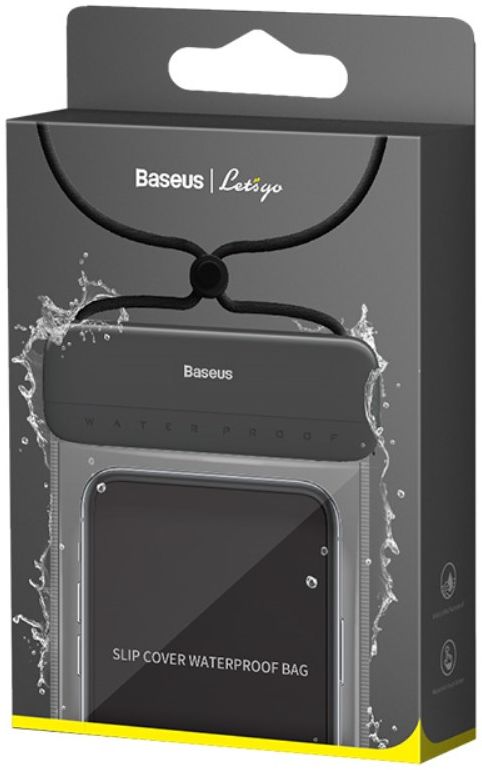 Baseus Waterdicht Telefoonhoesje voor Smartphones tot 7.2 Inch Zwart afbeelding 12