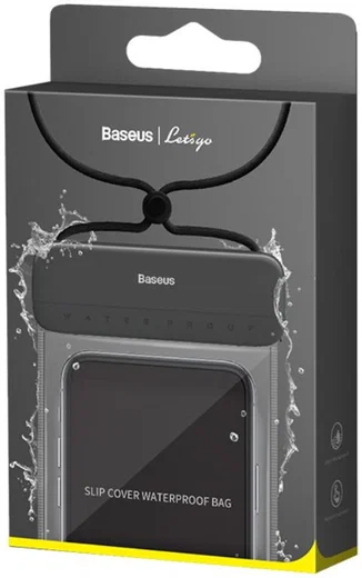 Baseus Waterdicht Telefoonhoesje voor Smartphones tot 7.2 Inch Zwart afbeelding 12