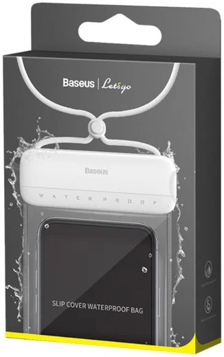 Baseus Waterdicht Telefoonhoesje voor Smartphones tot 7.2 Inch Wit afbeelding 12